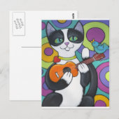 Ukulele Serenade Postkarte (Vorne/Hinten)