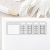 Ukulele Song Akkorde 5 Frets Gray Template Sticker (Insitu)