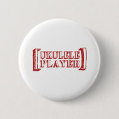 Ukulele-Spieler Button (Vorderseite)