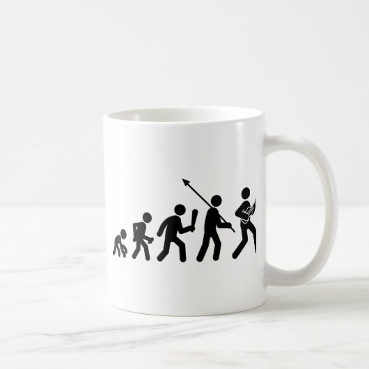 Ukulele-Spieler Kaffeetasse (Rechts)