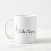 Ukulele-Spieler Kaffeetasse (Links)