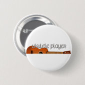 Ukulele-Spieler-Zeitschrift-Logo Button (Vorne & Hinten)
