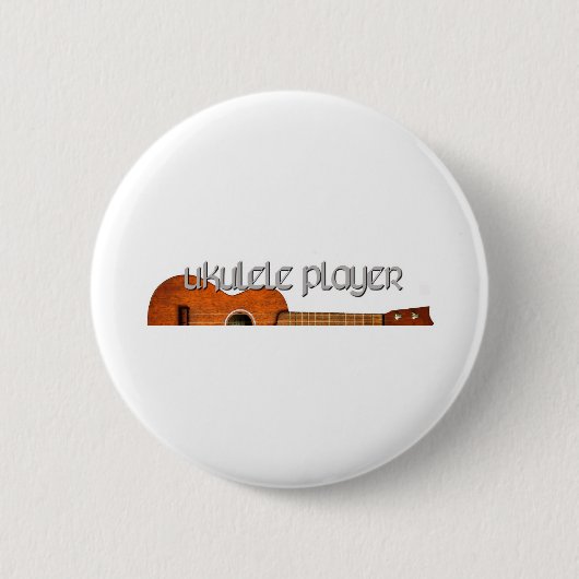 Ukulele-Spieler-Zeitschrift-Logo Button (Vorderseite)