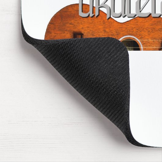 Ukulele-Spieler-Zeitschrift-Logo Mousepad (Ecke)
