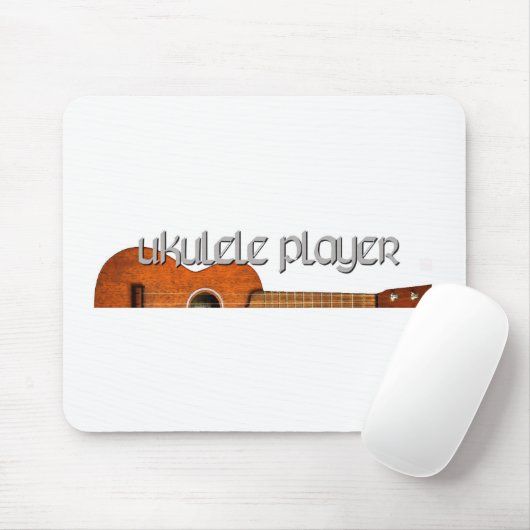 Ukulele-Spieler-Zeitschrift-Logo Mousepad (Mit Mouse)