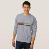 Ukulele-Spieler-Zeitschrift-Logo Sweatshirt (Vorne ganz)