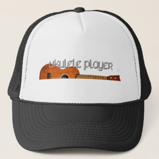 Ukulele-Spieler-Zeitschrift-Logo Truckerkappe