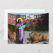 Ukulele spoof: Löwenhöhlen Postkarte (Vorne/Hinten)