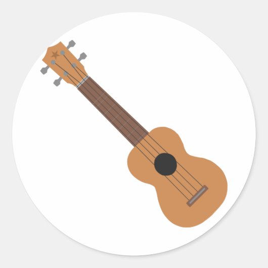Ukulele Sticker (Vorderseite)
