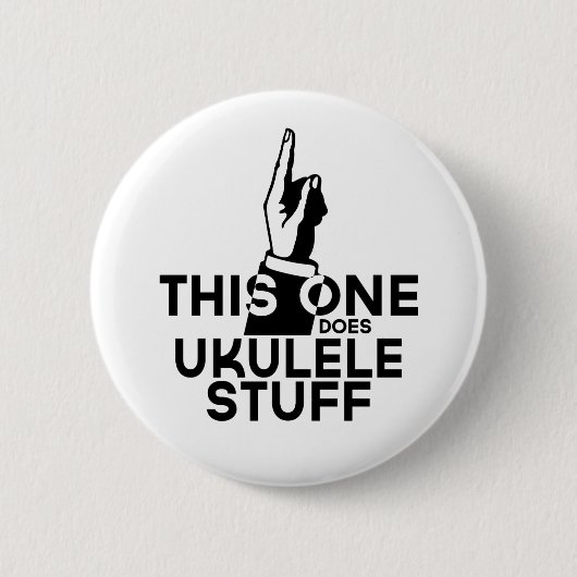 Ukulele Stuff - Funny Ukulele Music Button (Vorderseite)