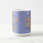 Ukulele-Tag-Tasse Kaffeetasse (Mittel)