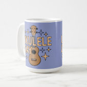 Ukulele-Tag-Tasse Kaffeetasse (Vorderseite Links)