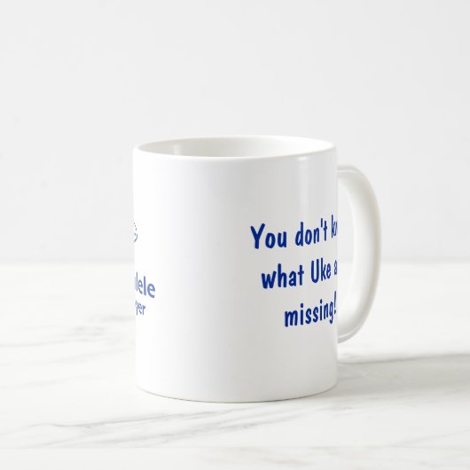 Ukulele Tasse (VorderseiteRechts)