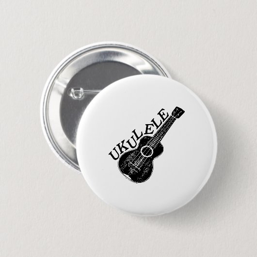 Ukulele Text und Bild Button (Vorne & Hinten)