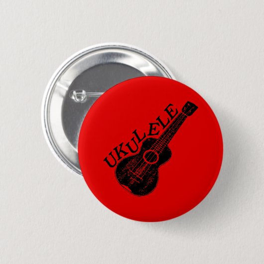 Ukulele Text und Bild Button (Vorne & Hinten)