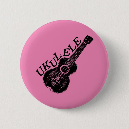 Ukulele Text und Bild Button (Vorderseite)