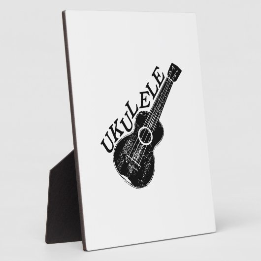 Ukulele Text und Bild Fotoplatte (Seite)