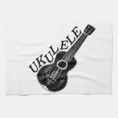 Ukulele Text und Bild Handtuch (Horizontal)