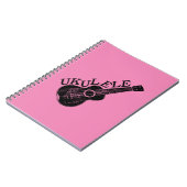 Ukulele Text und Bild Notizblock (Linke Seite)