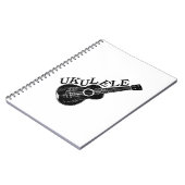 Ukulele Text und Bild Notizblock (Linke Seite)