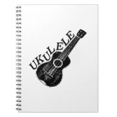Ukulele Text und Bild Notizblock (Vorderseite)