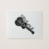 Ukulele Text und Bild Puzzle (Horizontal)
