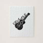 Ukulele Text und Bild Puzzle (Vertikal)