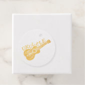 Ukulele Text- und Bildherz Geschenkanhänger (Mit Box)