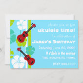 Ukulele Time! Einladung (Vorderseite)