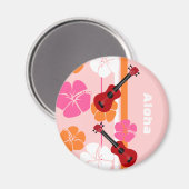 Ukulele Time! Magnet (Vorderseite/Rückseite)