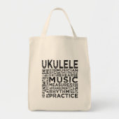 Ukulele Typografie Tragetasche (Vorne)