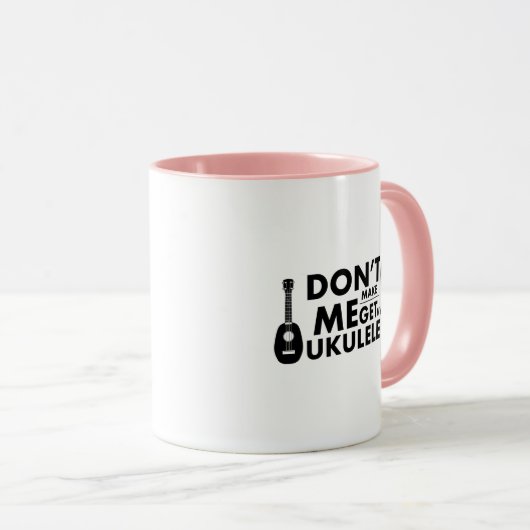Ukulele Uke Musik-Geschenke Tasse (VorderseiteRechts)