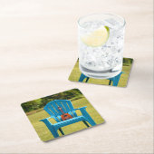 Ukulele und Adirondack-Stuhl - Untersetzer (Vor Ort)