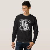 Ukulele-Universitäts-WEISS Sweatshirt (Vorne ganz)