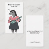 Ukulele-Visitenkarte Visitenkarte (Vorne/Hinten)