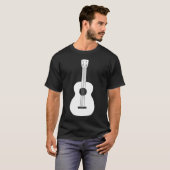 Ukulele - Weiß T-Shirt (Vorne ganz)