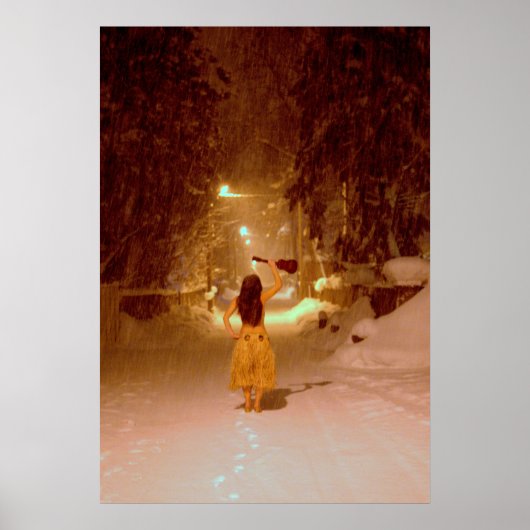 Ukulele Winter Poster (Vorne)