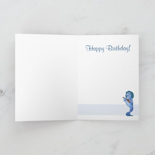 Ukulelefish Greeting Card Karte (Innenseite)