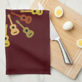 Ukulelegewohnheits-Geschirrtücher Küchentuch (Viertel Falte)