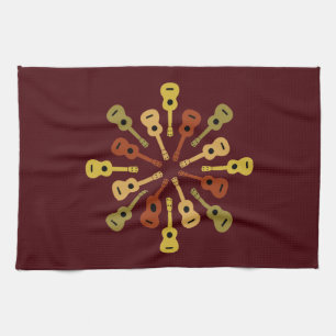 Ukulelegewohnheits-Geschirrtücher Küchentuch