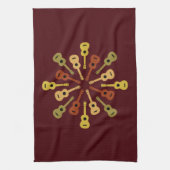 Ukulelegewohnheits-Geschirrtücher Küchentuch (Vertikal)