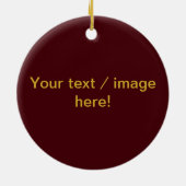 Ukulelegewohnheitsverzierung Keramikornament (Hinten)