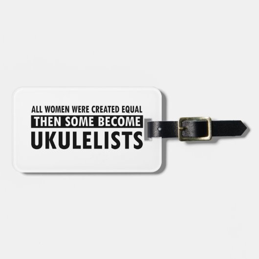 Ukulelemusikentwürfe Gepäckanhänger (Vorderseite horizontal)