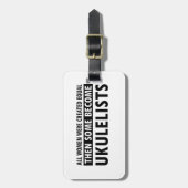 Ukulelemusikentwürfe Gepäckanhänger (Vorderseite vertikal)