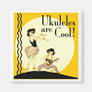 Ukulelen sind cool! Magnet