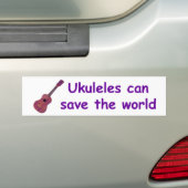 Ukuleles können die Welt retten Autoaufkleber (Auf Auto)