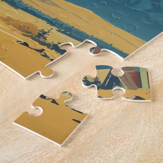 Ulaanbaatar Mongolei - Falconeria Locarno Vintag Puzzle (Seite)