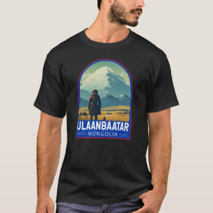 Ulaanbaatar Mongolei Reise Kunst Vintage T-Shirt