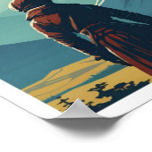 Ulaanbaatar Mongolia Poster (Ecke)