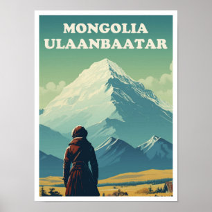 Ulaanbaatar Mongolia Poster